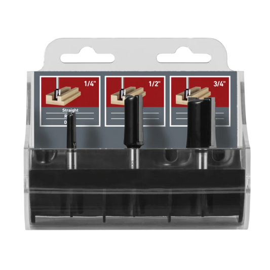 SKIL 91001 3pc Carbide Straight Set