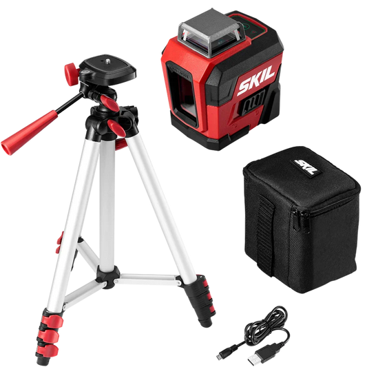 SKIL LL9322G-01 Láser de línea cruzada verde de 360 ​​grados con trípode