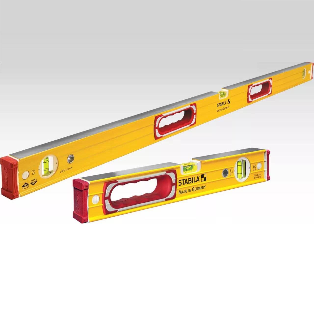 Stabila 38648 Type 96M Magnetic Spirit Levels 48 inch 4 feet and DEWALT  25 ft Tape Measure
