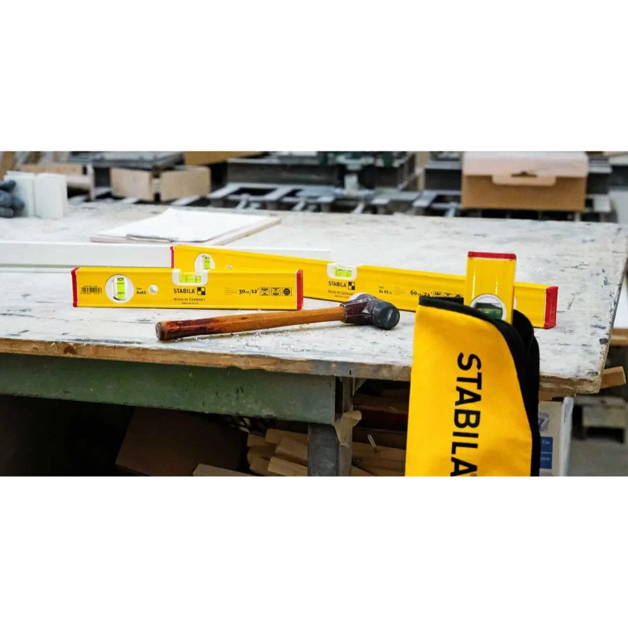 Stabila 29840 Pro Set 12", 24", & 48" Type 80 AS-2 Level Set & Case