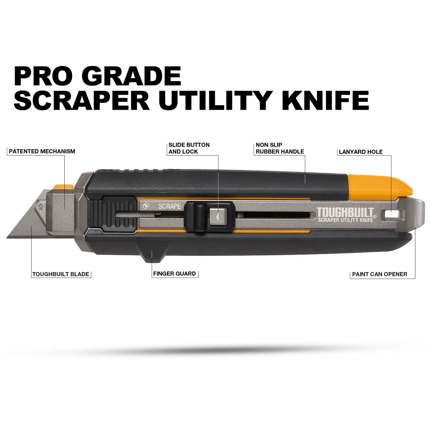 ToughBuilt TB-H4S5-01 Scraper Utility Knife