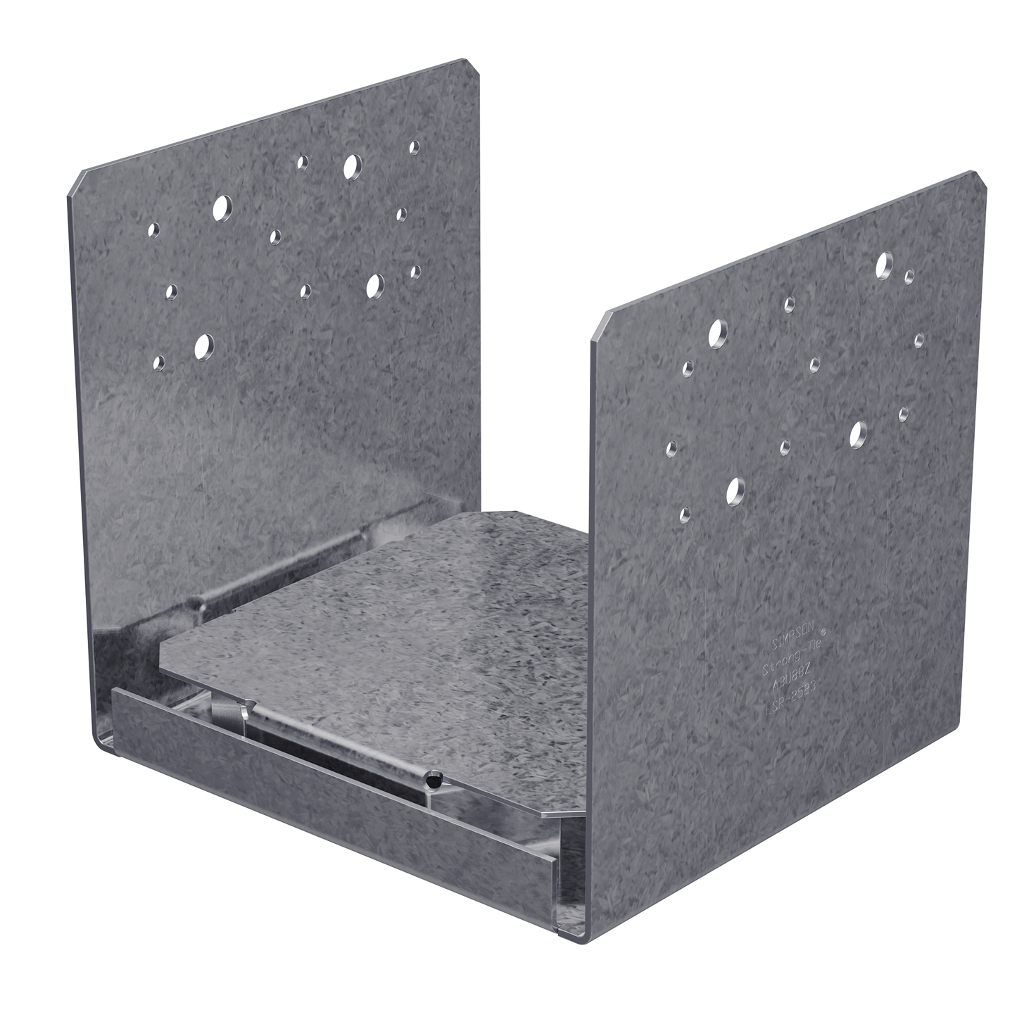 Simpson Strong-Tie ABU88Z ABU ZMAX® Galvanized Adjustable Standoff Post Base for 8x8 (Pack of 4)