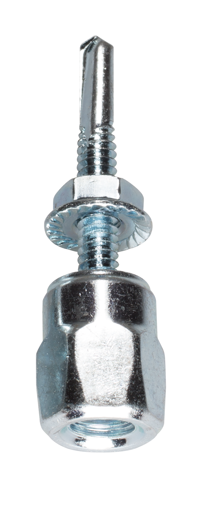 Simpson Strong-Tie RSV37112N-5 Steel Rod Hanger #12–20 x 1-1/2 in. Vertical Threaded Anchor for 3/8 in. Rod w/ Nut (25-Qty) (Pack of 10)