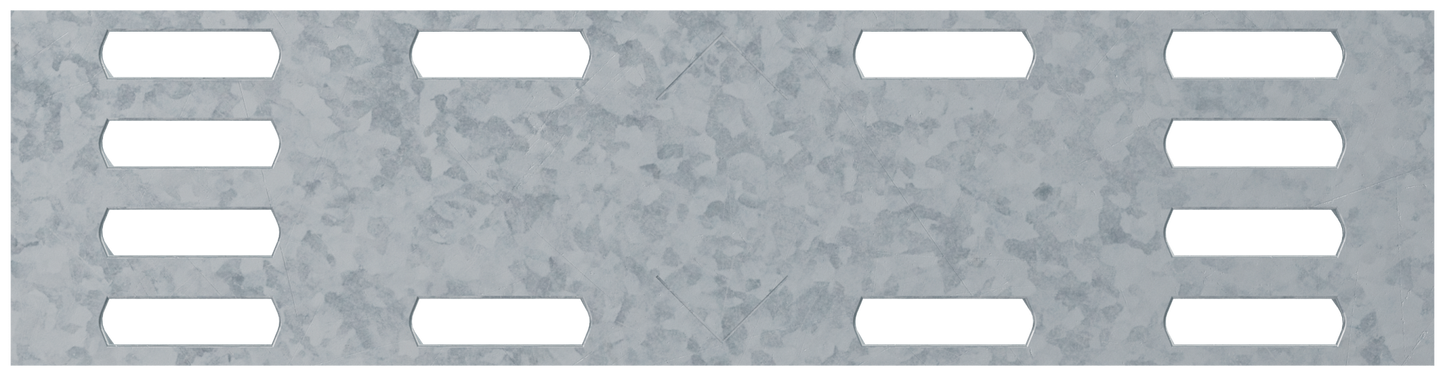 Simpson Strong-Tie MP14-R MP 1 in. x 4 in. 20-Gauge Galvanized Mending Plate (Pack of 25)