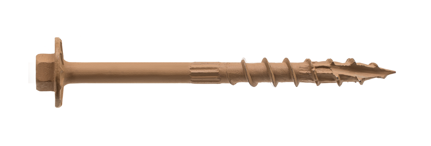 Simpson Strong-Tie SDWH19300DB-RP1 Strong-Drive® SDWH™ TIMBER-HEX Screw — 0.195 in. x 3 in. 5/16 Hex, DB Coating (Pack of 40)