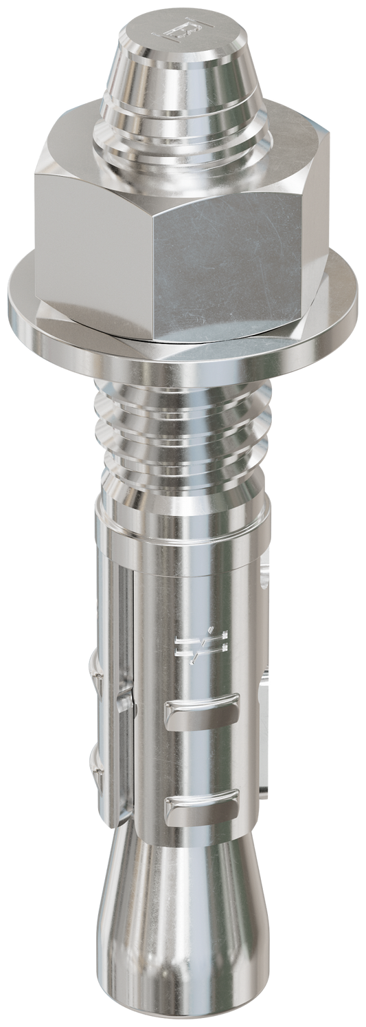 Simpson Strong-Tie STB2-372144SSR50 Strong-Bolt® 2 — 3/8 in. x 2-1/4 in. Type 304 Stainless-Steel Wedge Anchor (50-Qty) (Pack of 490)