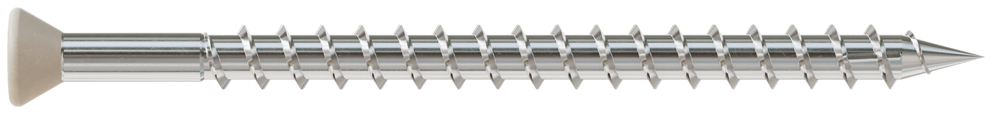 Simpson Strong-Tie DTH212S305GR03 Trim-Head Screw — Sharp Point (Collated) — #7 x 2-1/2 in. #2 Square Type 305 Gray 03 (1000-Qty)