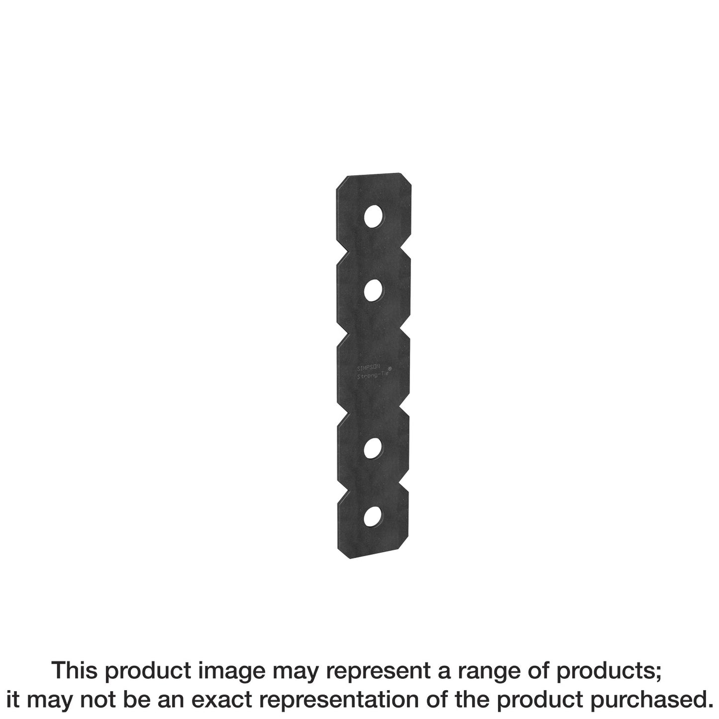 Simpson Strong-Tie OS OS 2 in. x 12 in. Black Powder-Coated Ornamental Strap (Pack of 5)