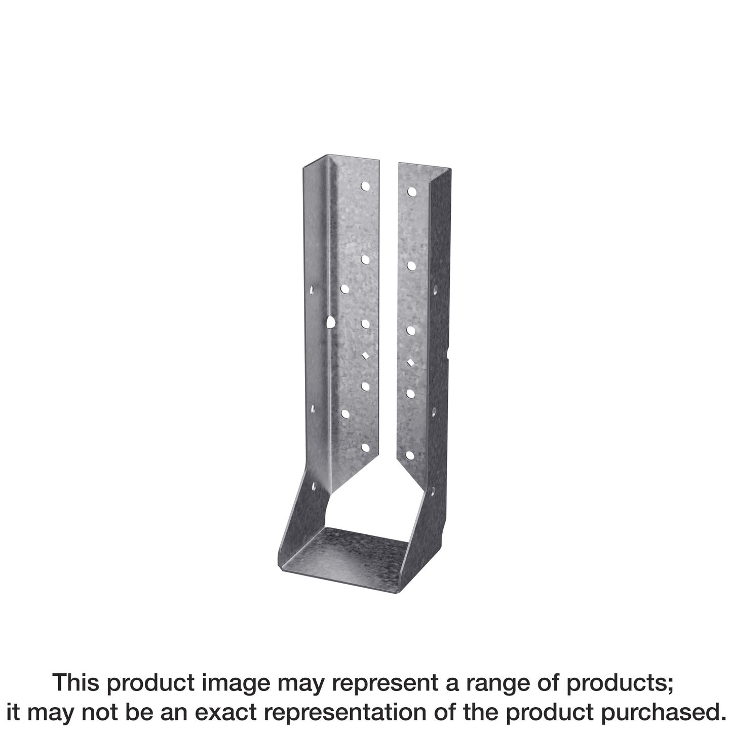 Simpson Strong-Tie HUCQ412Z-SDSG HUCQ Heavy Face-Mount Concealed-Flange Joist Hanger for 4x12 w/ Screws