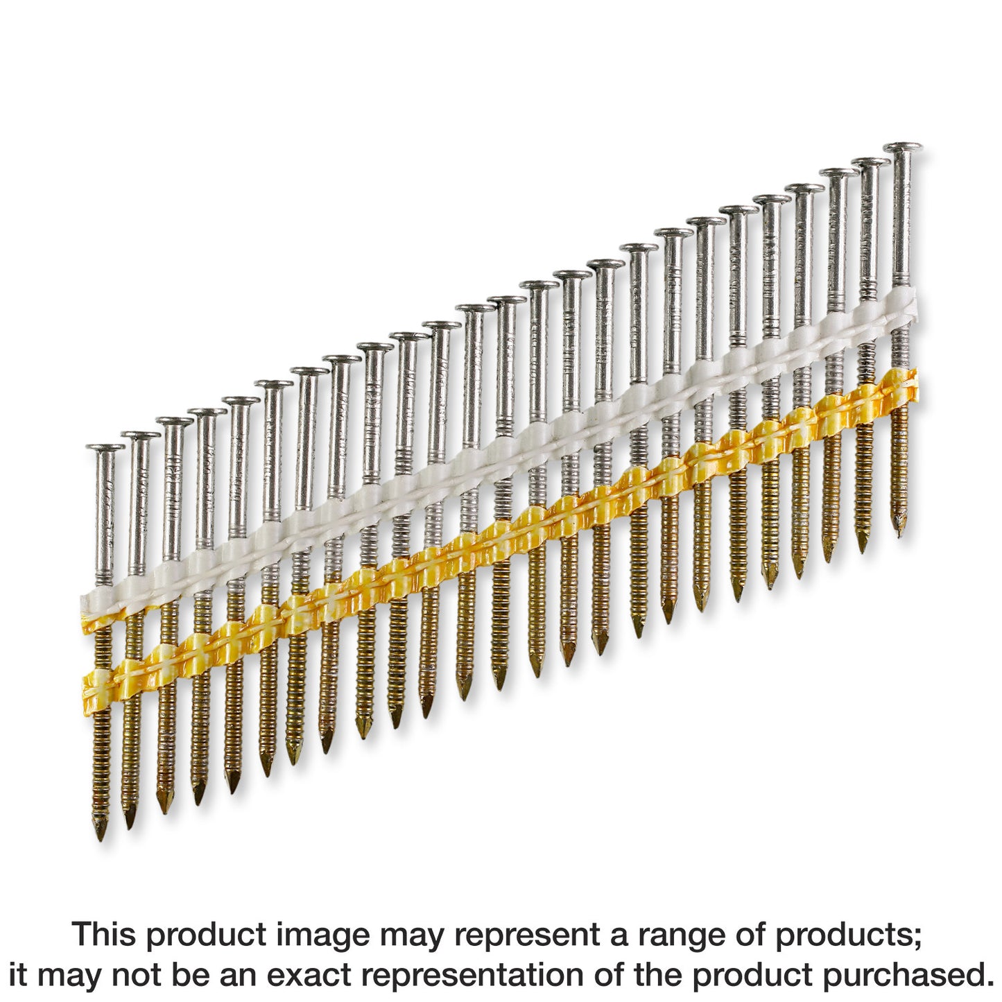 Simpson Strong-Tie T11A300CNJ 20°–22° Plastic Strip, Full Round Head, Ring-Shank Nail — 3 in. x 0.120 in. Type 316 (1000-Qty)