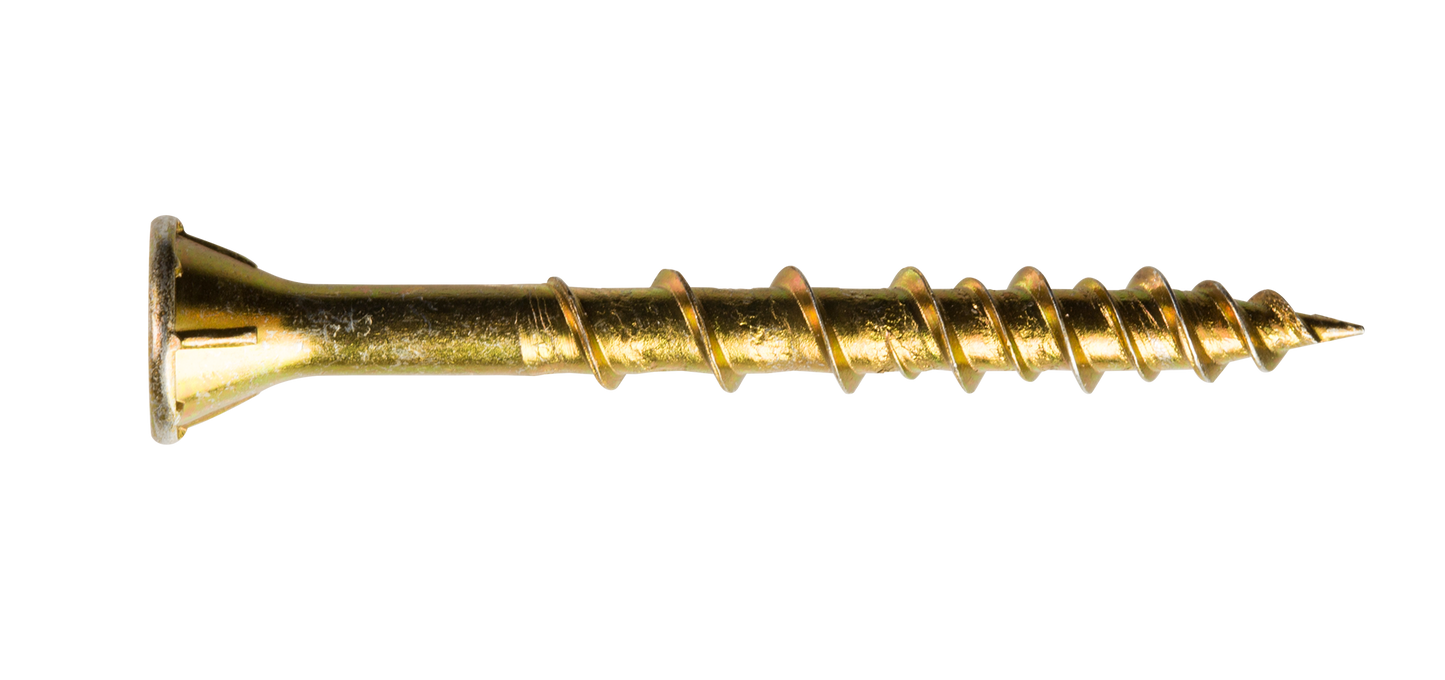 Simpson Strong-Tie WSV134S Strong-Drive® WSV SUBFLOOR Screw (Collated) — #9 x 1-3/4 in. T25, Yellow Zinc (2000-Qty)