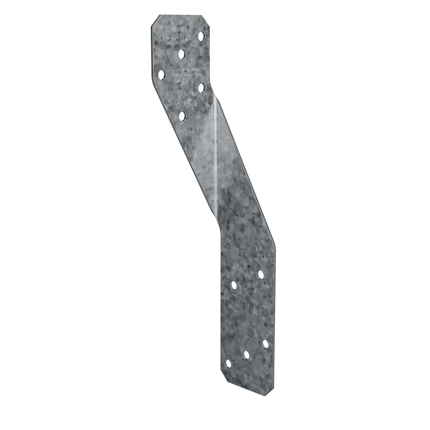 Simpson Strong-Tie H2.5T H2.5T 18-Gauge Galvanized Hurricane Tie (Pack of 9600)