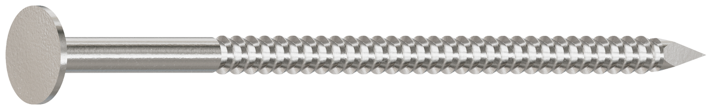 Simpson Strong-Tie S1010ARN1 Roofing Nail, Annular Ring Shank — 3 in. x .131 in. Type 304 Stainless Steel (1 lb.) (Pack of 10)