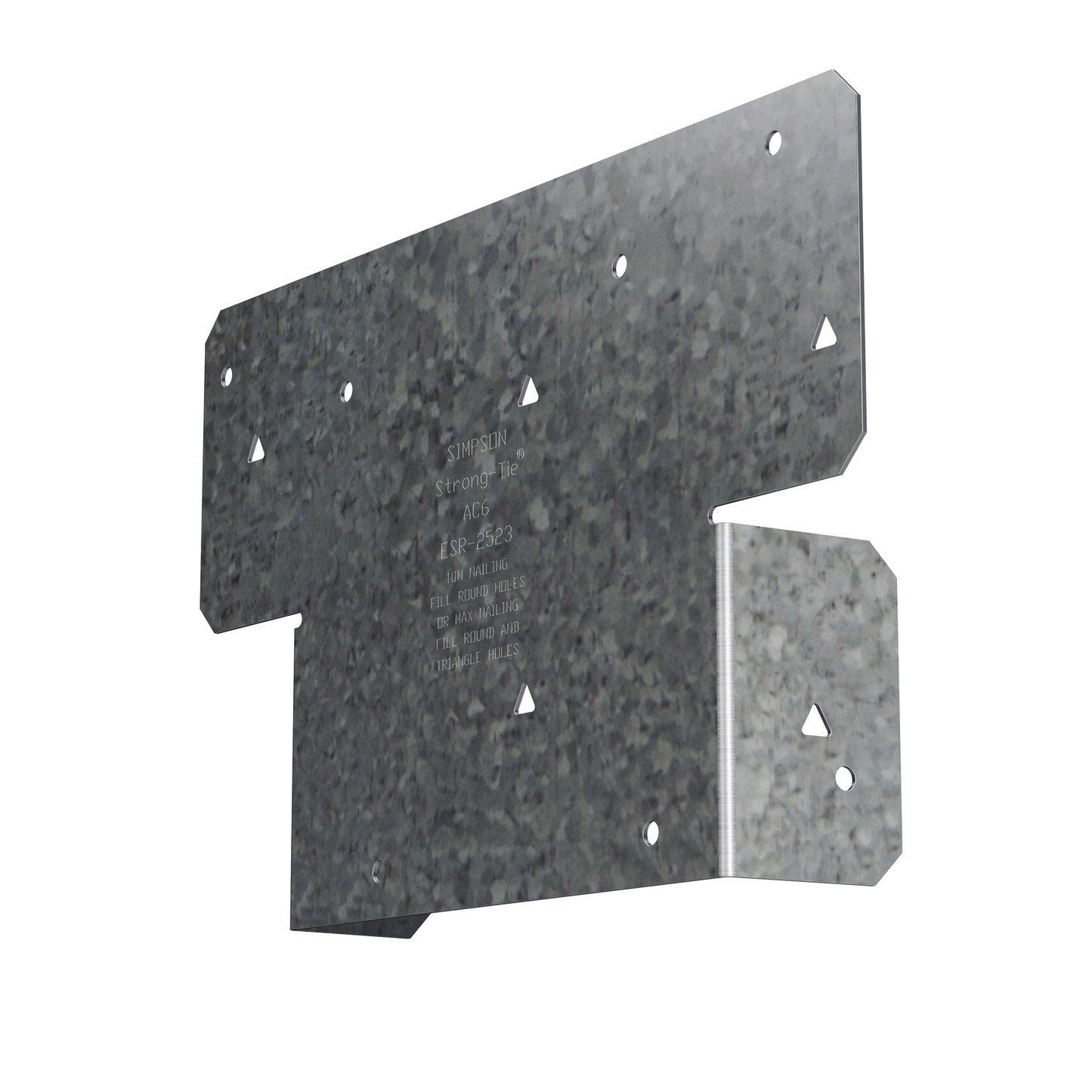 Simpson Strong-Tie AC6Z AC ZMAX® Galvanized Adjustable Post Cap for 6x