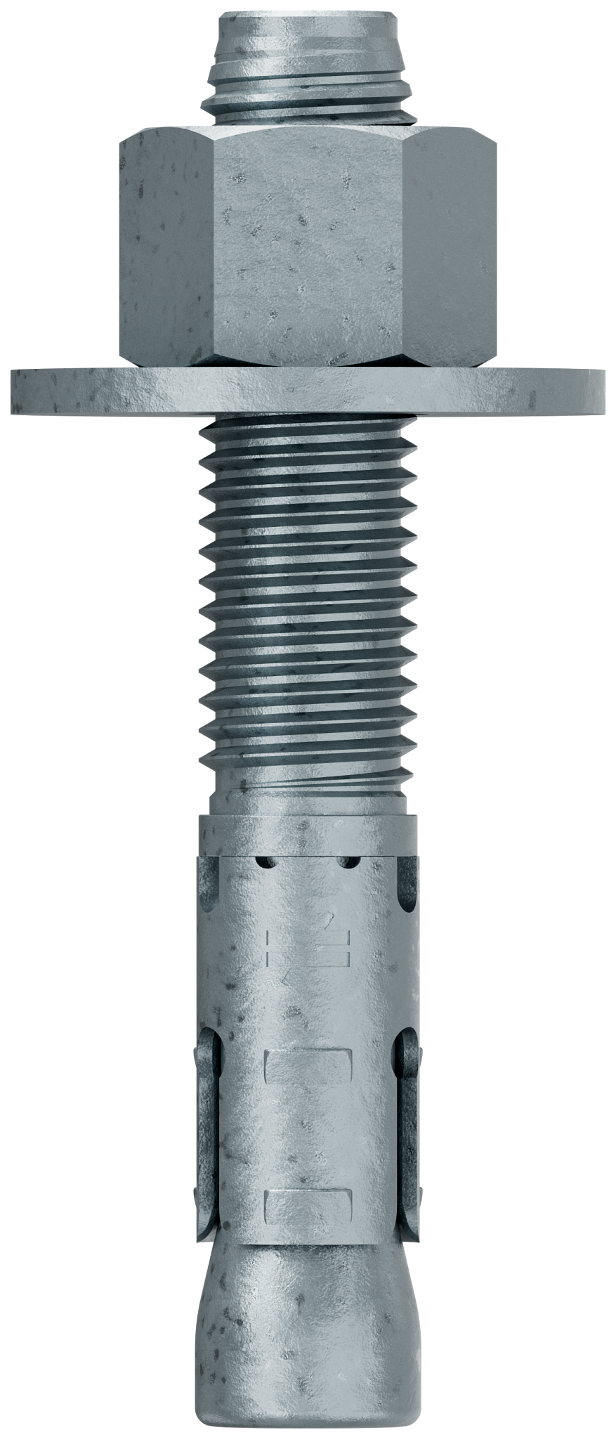 Simpson Strong-Tie STB2-75434MGF10 Strong-Bolt® 2 — 3/4 in. x 4-3/4 in. Mechanically Galvanized Wedge Anchor, Fully Assembled (10-Qty) (Pack of 252)