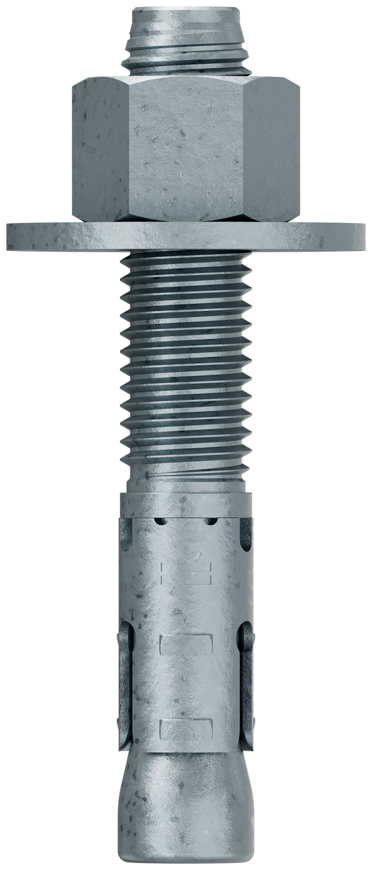 Simpson Strong-Tie STB2-75434MGF10 Strong-Bolt® 2 — 3/4 in. x 4-3/4 in. Mechanically Galvanized Wedge Anchor, Fully Assembled (10-Qty)