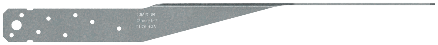 Simpson HTS16-REV 16" Heavy Twist Strap, Reverse Bend - G90 Galvanized