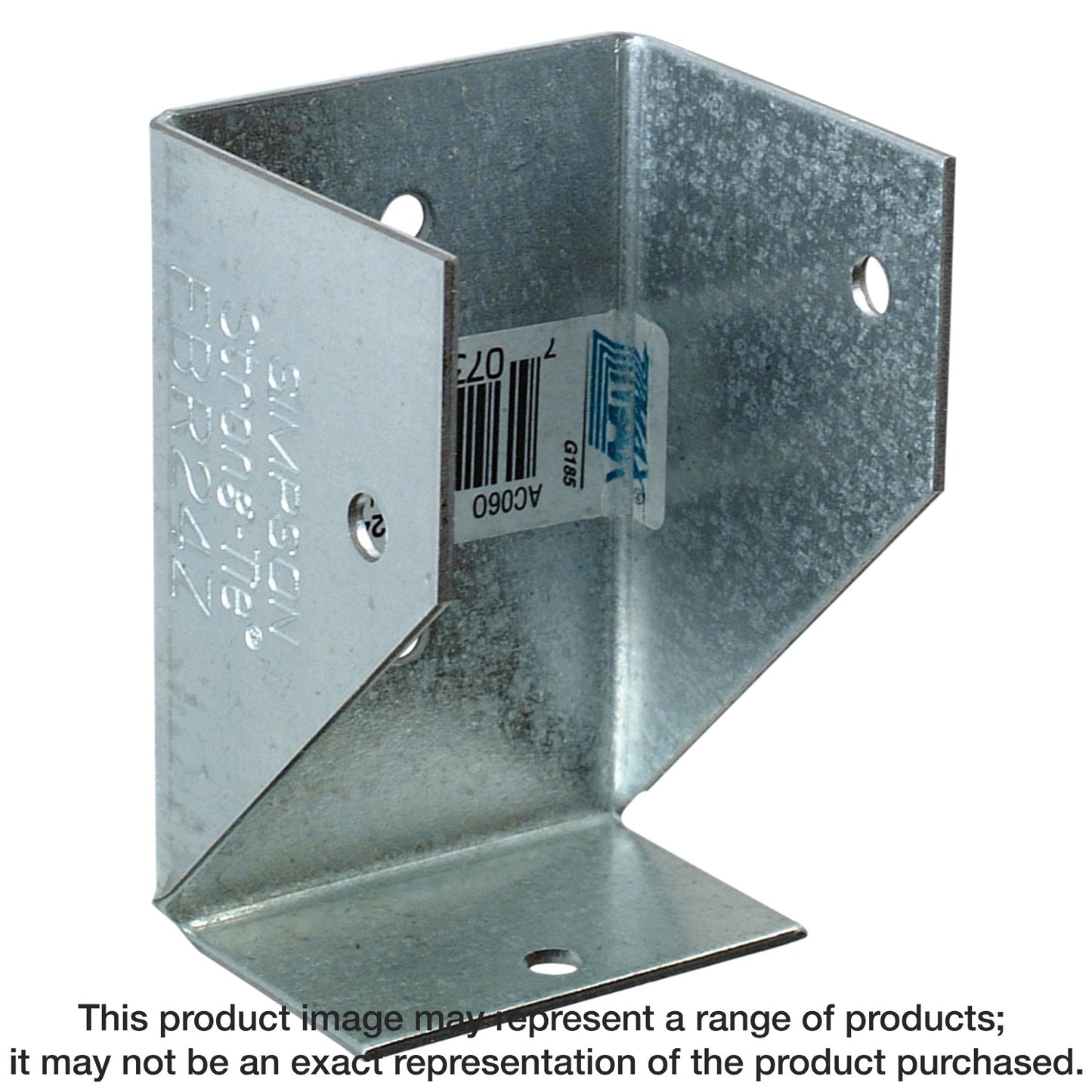 Simpson Strong-Tie FBR24Z FBR ZMAX® Galvanized Fence Bracket for 2x4