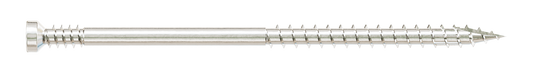 Simpson Strong-Tie FT07300T300 Finish Trim Screw — #7 x 3 in. T10, Trim-Head, Type 316 (300-Qty)