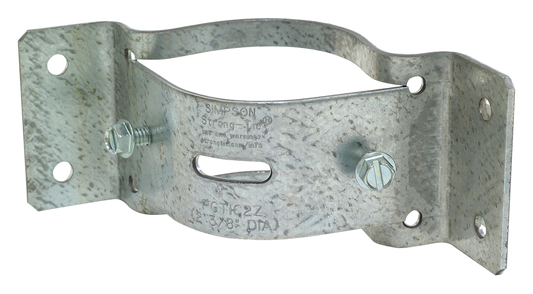 Simpson Strong-Tie PGTIC2Z-R PGTIC ZMAX® Galvanized Inside-Corner Pipe Grip Tie® for 2 in. Pipe
