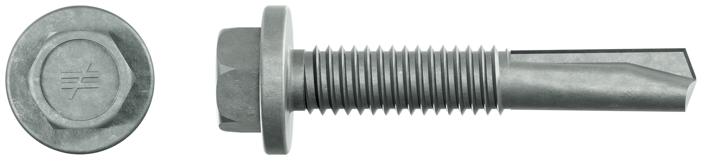 Simpson Strong-Tie XMQ114S1224 Strong-Drive® XM MEDIUM-HEAD METAL Screw (Collated) — #12 x 1-1/4 in. 5/16 Hex (1500-Qty)
