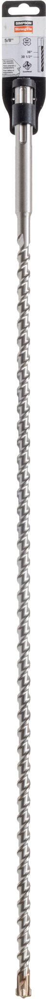 Simpson Strong-Tie MDMX06236Q 5/8 in. x 36 in. SDS-max® Shank Quad-Head Drill Bit (Pack of 15)