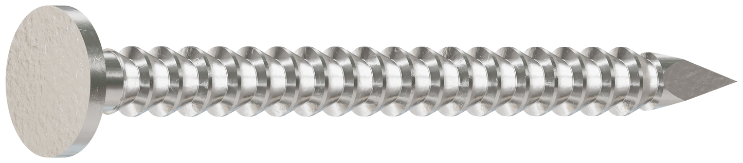 Simpson Strong-Tie T2ACN1 Common Nail, Annular Ring Shank — 1-in. x .072-in. Type 316 Stainless Steel (1 lb.)