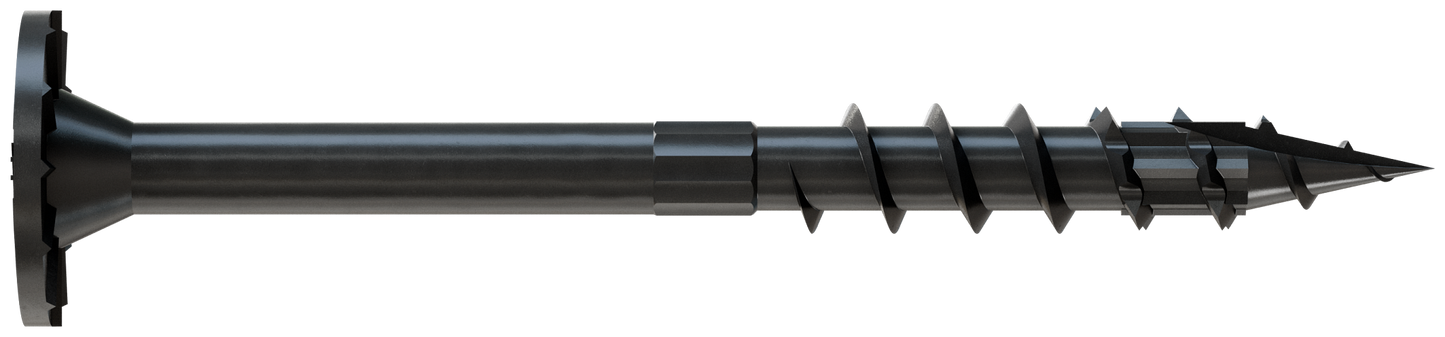Simpson Strong-Tie SDW22338 Strong-Drive® SDW™ EWP-PLY Screw — .220 in. x 3-3/8 in. T40 6-Lobe, E-coat® (900-Qty) (Pack of 32)