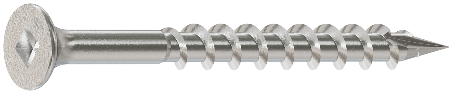 Simpson Strong-Tie S08200DBB Bugle-Head Wood Screw, Square Drive — #8 x 2 in. #2 Square, Type 305 (3000-Qty)