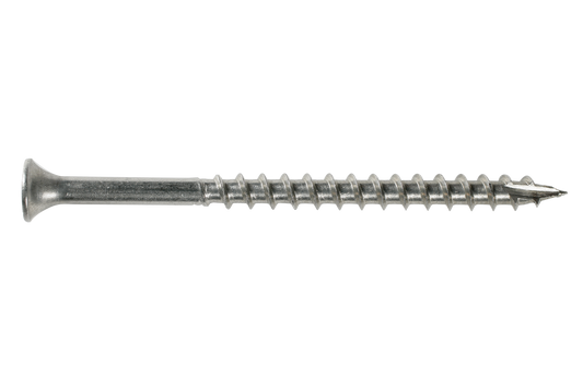 Simpson Strong-Tie T10300DBB Bugle-Head Wood Screw, Square Drive — #10 x 3 in. #2 Square, Type 316 (1500-Qty) (Pack of 64)