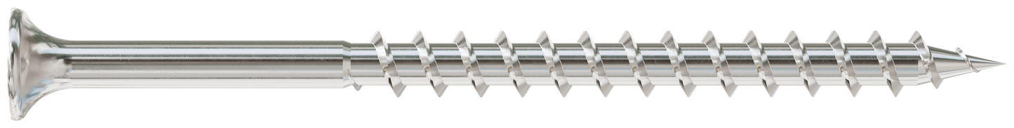 Simpson Strong-Tie T10300DBB Bugle-Head Wood Screw, Square Drive — #10 x 3 in. #2 Square, Type 316 (1500-Qty) (Pack of 64)
