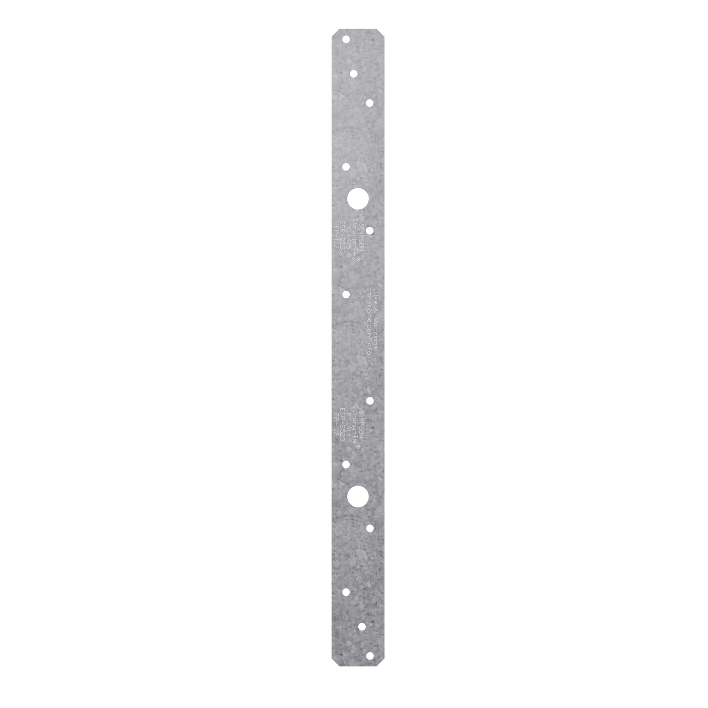 Simpson Strong-Tie MSTA15 MSTA 15-in. 18-Gauge Galvanized Medium Strap Tie (Pack of 8250)
