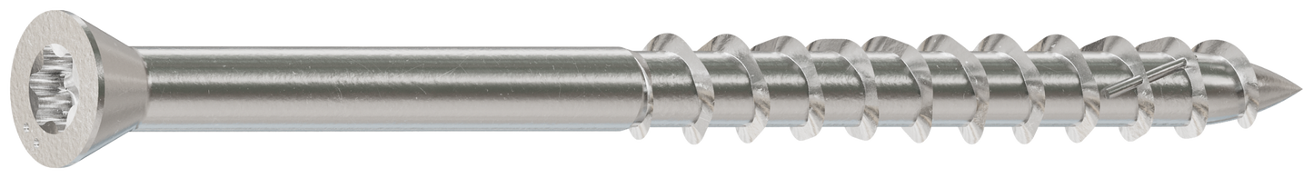 Simpson Strong-Tie S07225FWP Deck-Drive™ DWP WOOD SS Screw — #7 x 2-1/4 in. T-15, Trim Head, Type 305 (100-Qty) (Pack of 600)