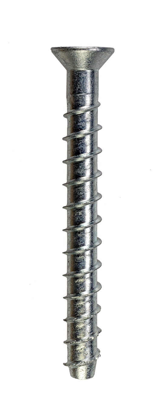 Simpson Strong-Tie THDB25412CS Titen HD® 1/4 in. x 4-1/2 in. Zinc-Plated Countersunk Head Heavy-Duty Screw Anchor (50-Qty) (Pack of 5)