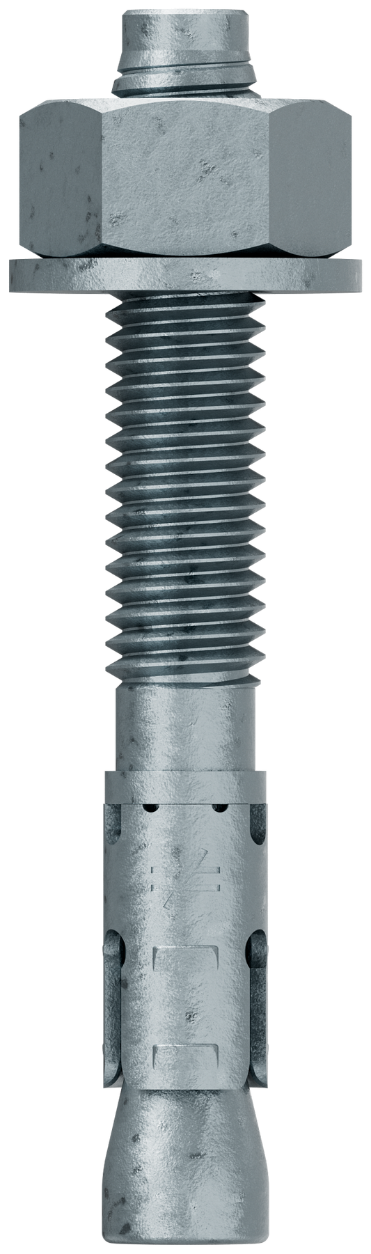 Simpson Strong-Tie STB2-50334MGF25 Strong-Bolt® 2 — 1/2 in. x 3-3/4 in. Mechanically Galvanized Wedge Anchor, Fully Assembled (25-Qty)