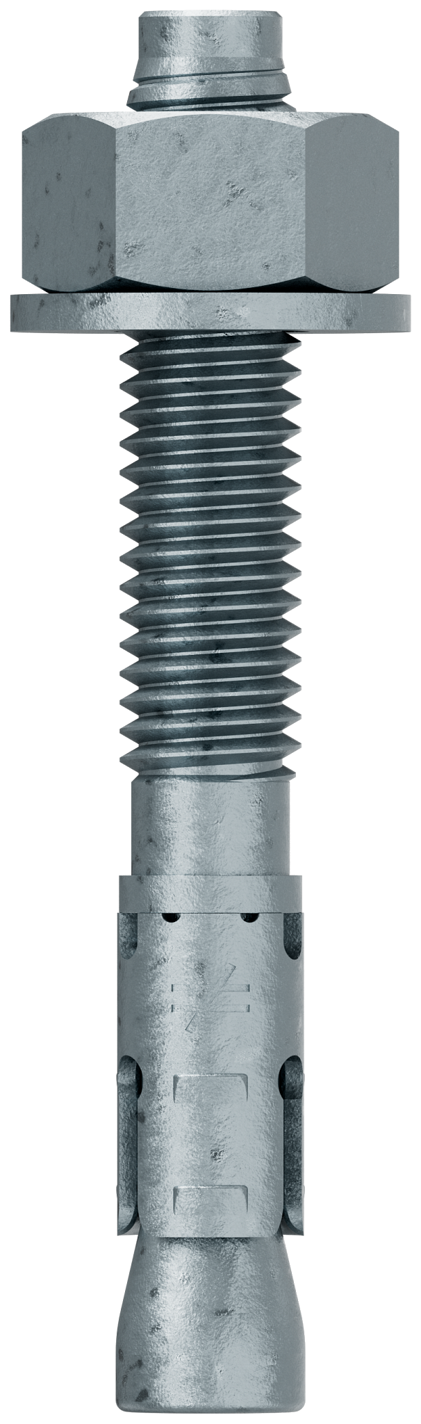 Simpson Strong-Tie STB2-50334MGF25 Strong-Bolt® 2 — 1/2 in. x 3-3/4 in. Mechanically Galvanized Wedge Anchor, Fully Assembled (25-Qty) (Pack of 252)