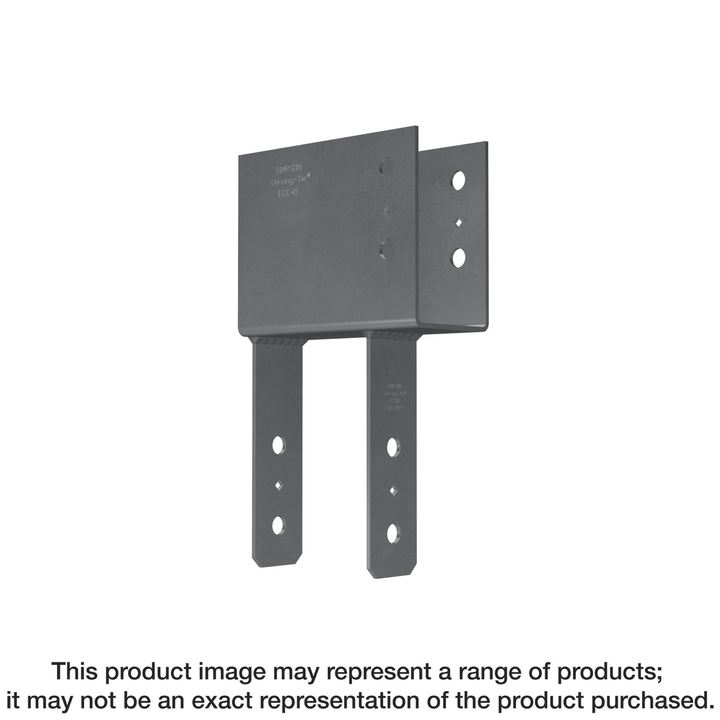 Simpson Strong-Tie ECC5 1/4-8 ECC End Column Cap for 5-1/8 in. Beam, 8x Post