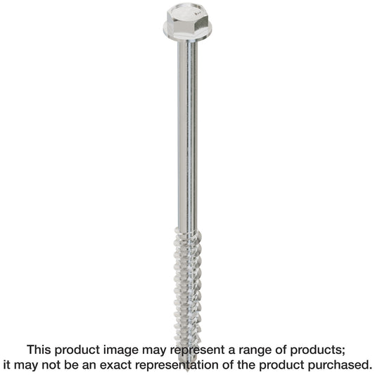 Simpson Strong-Tie TTN25334HSS Titen® 1/4 in. x 3-3/4 in. Hex-Head Stainless-Steel Concrete and Masonry Screw (100-Qty) (Pack of 4)