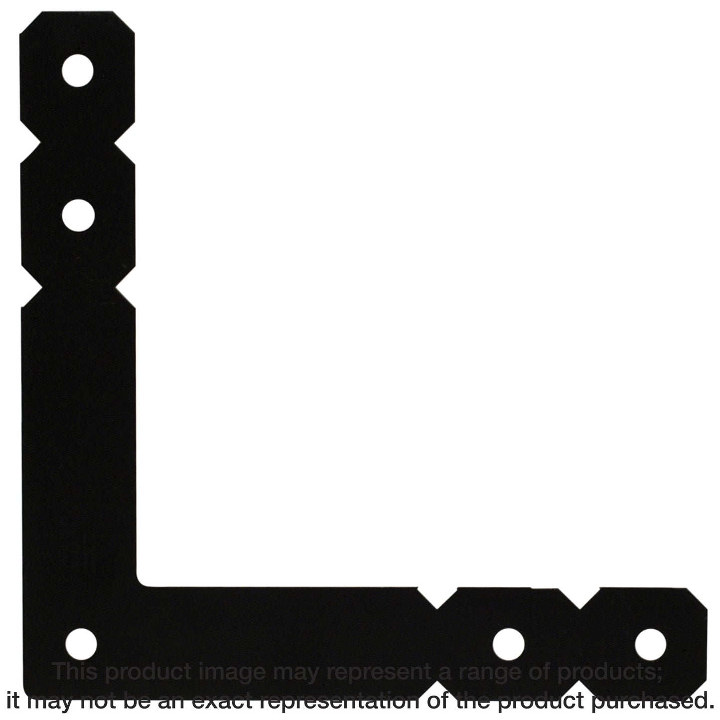 Simpson Strong-Tie OL OL 12 in. x 12 in. Black Powder-Coated Ornamental L Angle