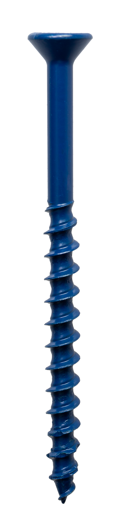 Simpson Strong-Tie TNT18234TF Titen Turbo™ — 3/16 in. x 2-3/4 in. 6-Lobe Flat-Head Concrete and Masonry Screw, Blue (100-Qty) (Pack of 5)