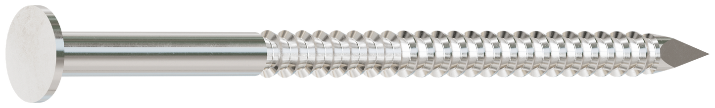 Simpson Strong-Tie T8ACNB Common Nail, Annular Ring Shank — 2-1/2-in. x .131-in. Type 316 Stainless Steel (25 lb.) (Pack of 64)