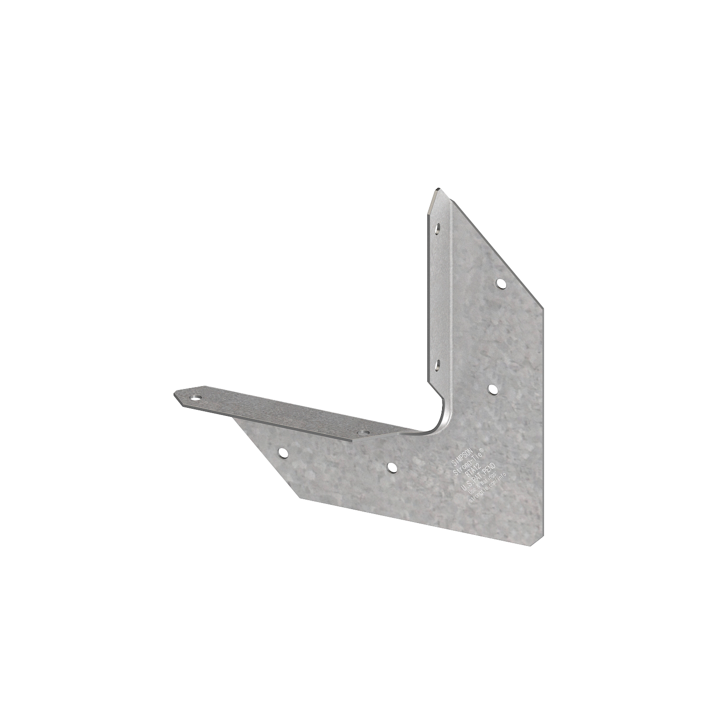 Simpson Strong-Tie RTA12Z RTA 18-Gauge ZMAX® Galvanized Rigid Tie® Angle for 1x2 Joist/Post (Pack of 6000)