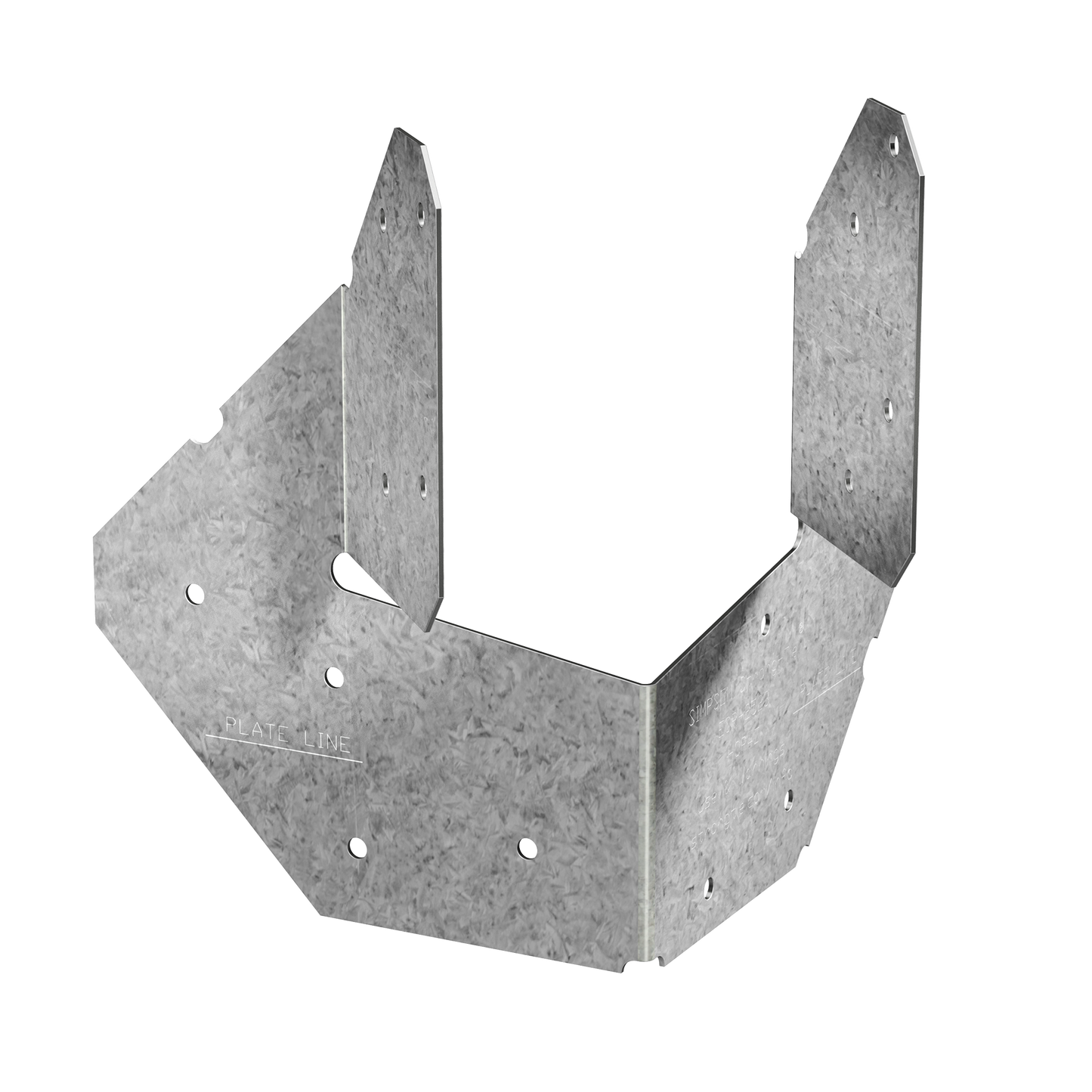 Simpson Strong-Tie HCP4Z HCP 18-Gauge ZMAX® Galvanized Hip Corner Plate for 4x (Pack of 600)