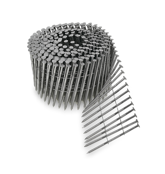 Simpson Strong-Tie T13A125SNJ 15° Wire Coil, Full Round Head, Ring-Shank Siding Nail — 1-1/4 in. Type 316 (1800-Qty) (Pack of 80)