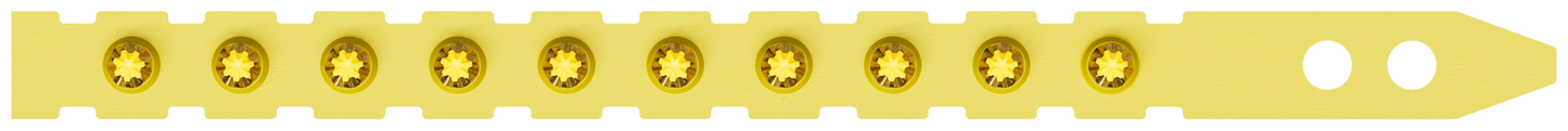 Simpson Strong-Tie P27SL4A P27SL 0.27-Caliber Plastic, 10-Shot Strip Loads, Yellow - Imported (100-Qty) (Pack of 3000)