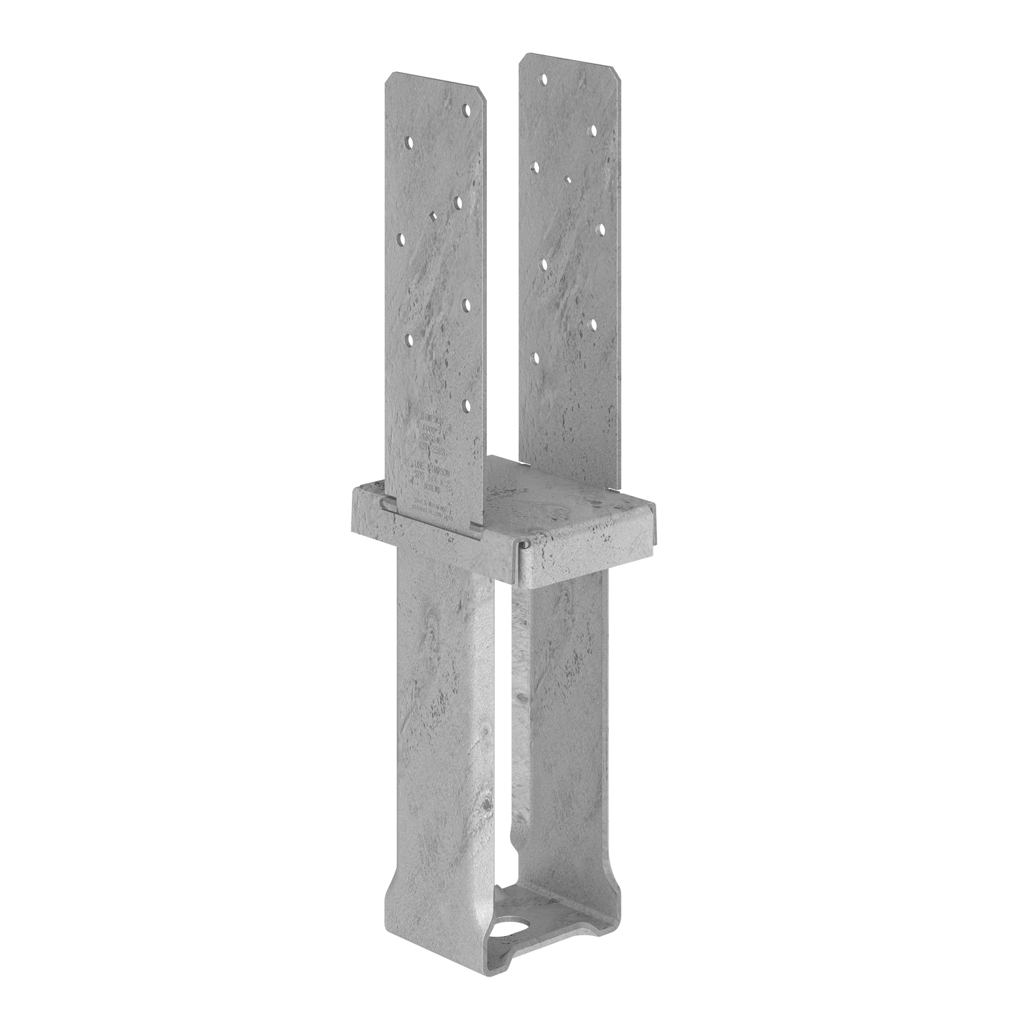 Simpson Strong-Tie CBSQ46-SDS2HDG CBSQ Hot-Dip Galvanized Standoff Column Base for 4x6 with SDS Screws