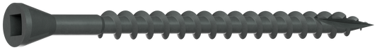Simpson Strong-Tie DTHQ212S Trim-Head Screw, Type-17 Point — #8 x 2-1/2 in. #2U Square Drive, Quik Guard® (1500-Qty)