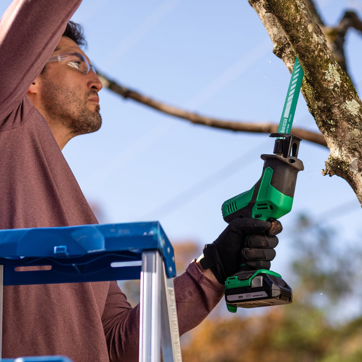 Sierra alternativa de una mano Metabo HPT CR18DAQ4M de 18 V