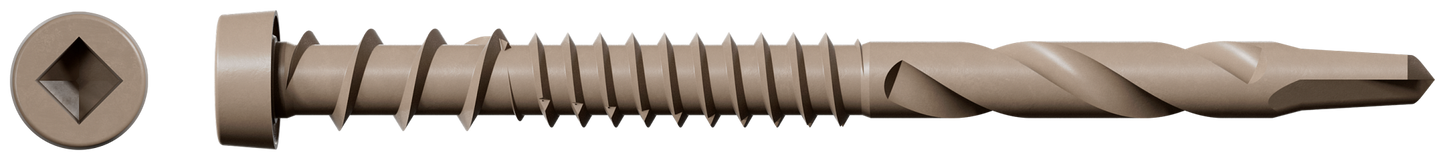 Simpson Strong-Tie DCSD238SGR01 Deck-Drive™ DCSD COMPOSITE-TO-STEEL Screw (Collated) — #10 x 2-3/8 in. Quik Guard® Gray 01 (1000-Qty)