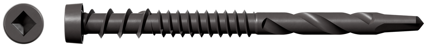 Simpson Strong-Tie DCSD238SGR04 Deck-Drive™ DCSD COMPOSITE-TO-STEEL Screw (Collated) — #10 x 2-3/8 in. Quik Guard® Gray 04 (1000-Qty)